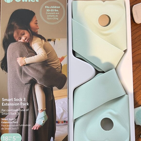 Owlet Smart Sock 3 NIOB Extension Pack (< 5) + 4 socks + MORE (read description) - Picture 9 of 13